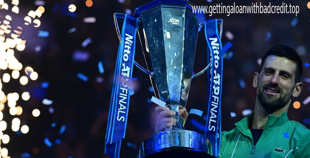 Novak Djokovic Merayakan